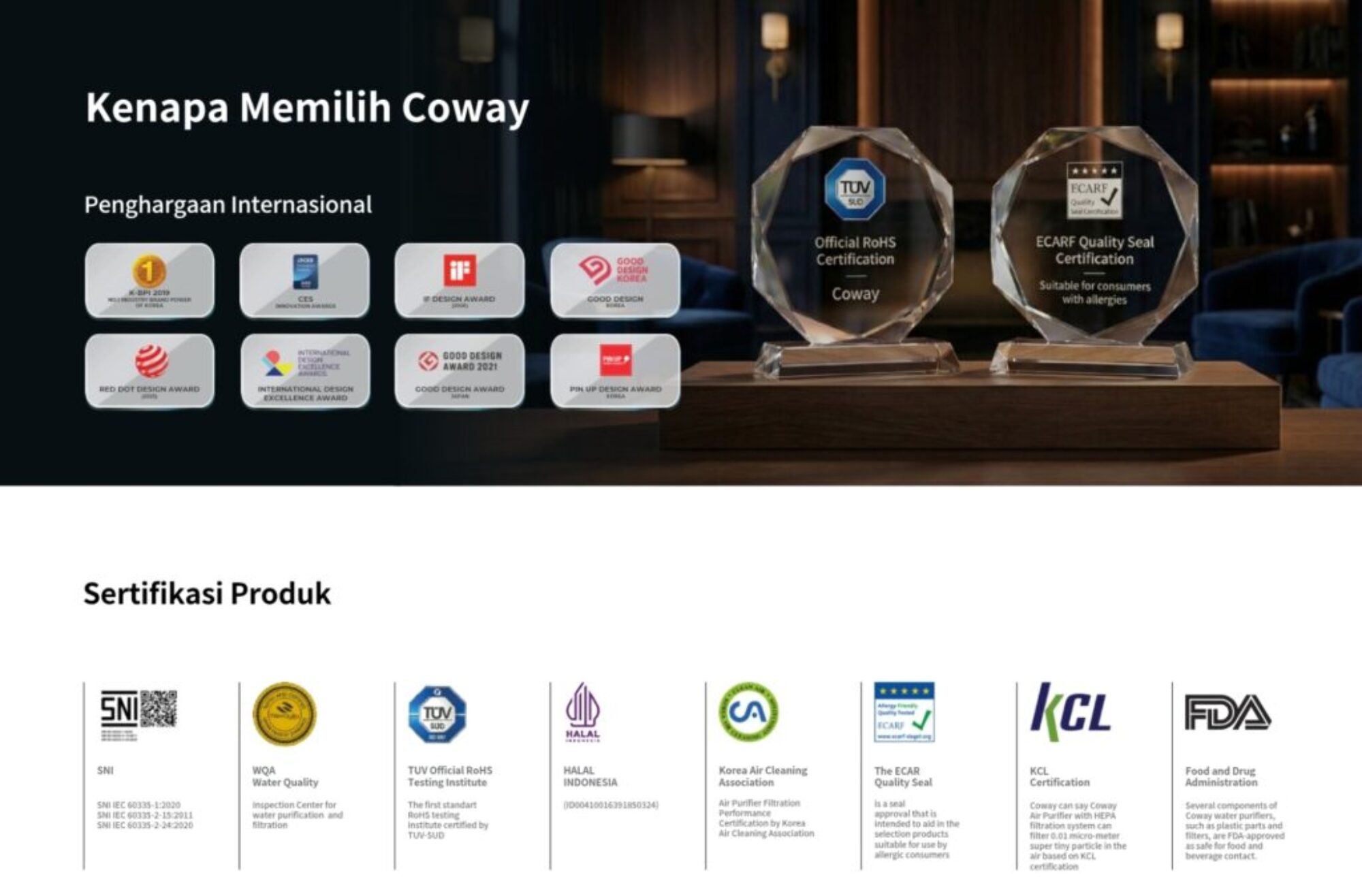 Sertifikasi coway
